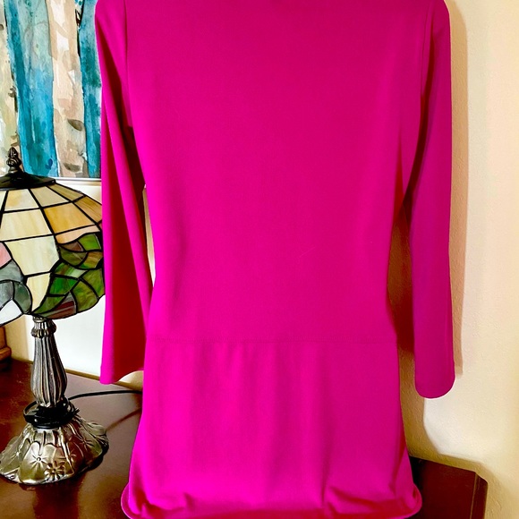 Ralph Lauren Magenta Silky Flowing Top EUC - Picture 5 of 8